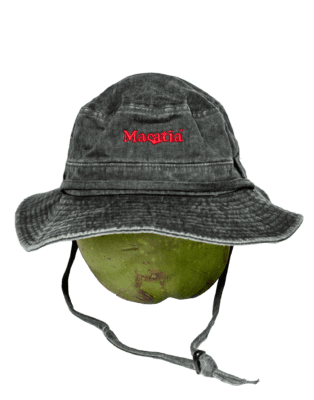 safari hat washed grey