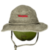 safari hat washed light green